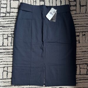 Mango Classic Black Pencil Skirt